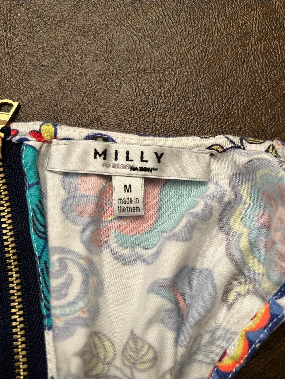 Milly White V-Neck Maxi Dress with Multicolor Floral Print - Picture 9 of 12